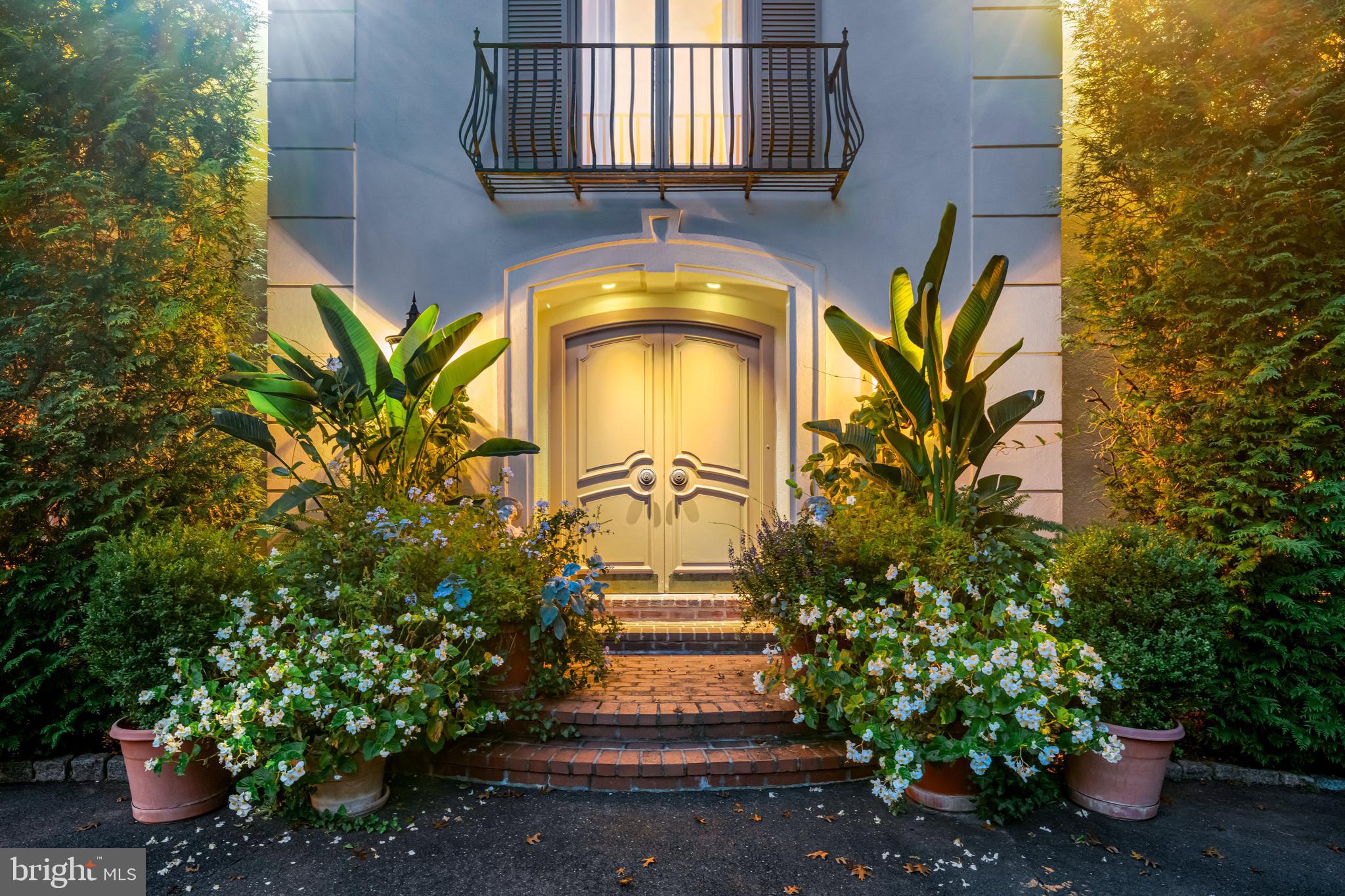 71 Tunbridge Road Haverford, PA 19041 - Photo 56 of 82 Front Entry at twilight