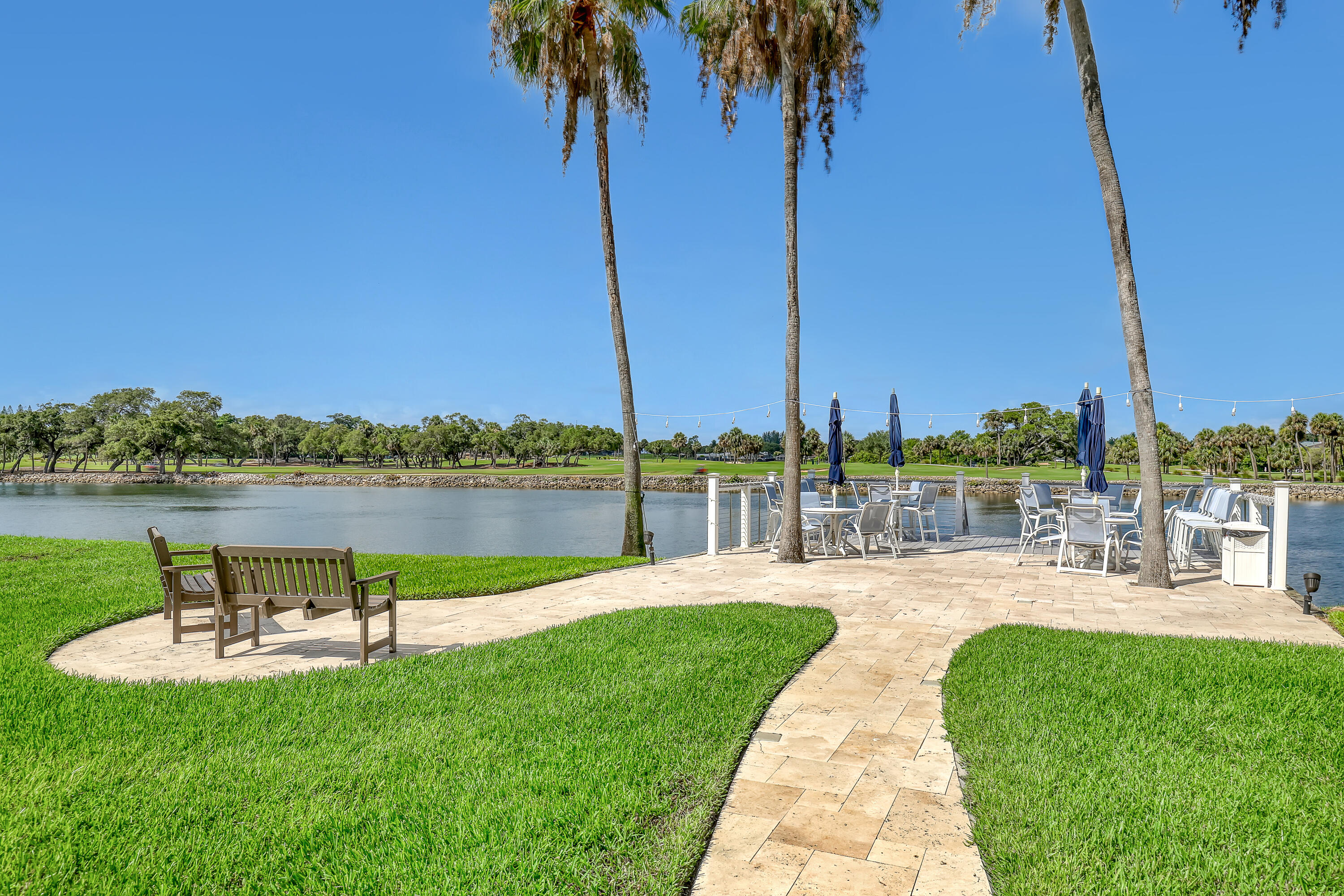 356 Golfview Road, Unit 403 North Palm Beach, FL 33408 - Photo 21 of 25 Private Waterfront Seating Deck