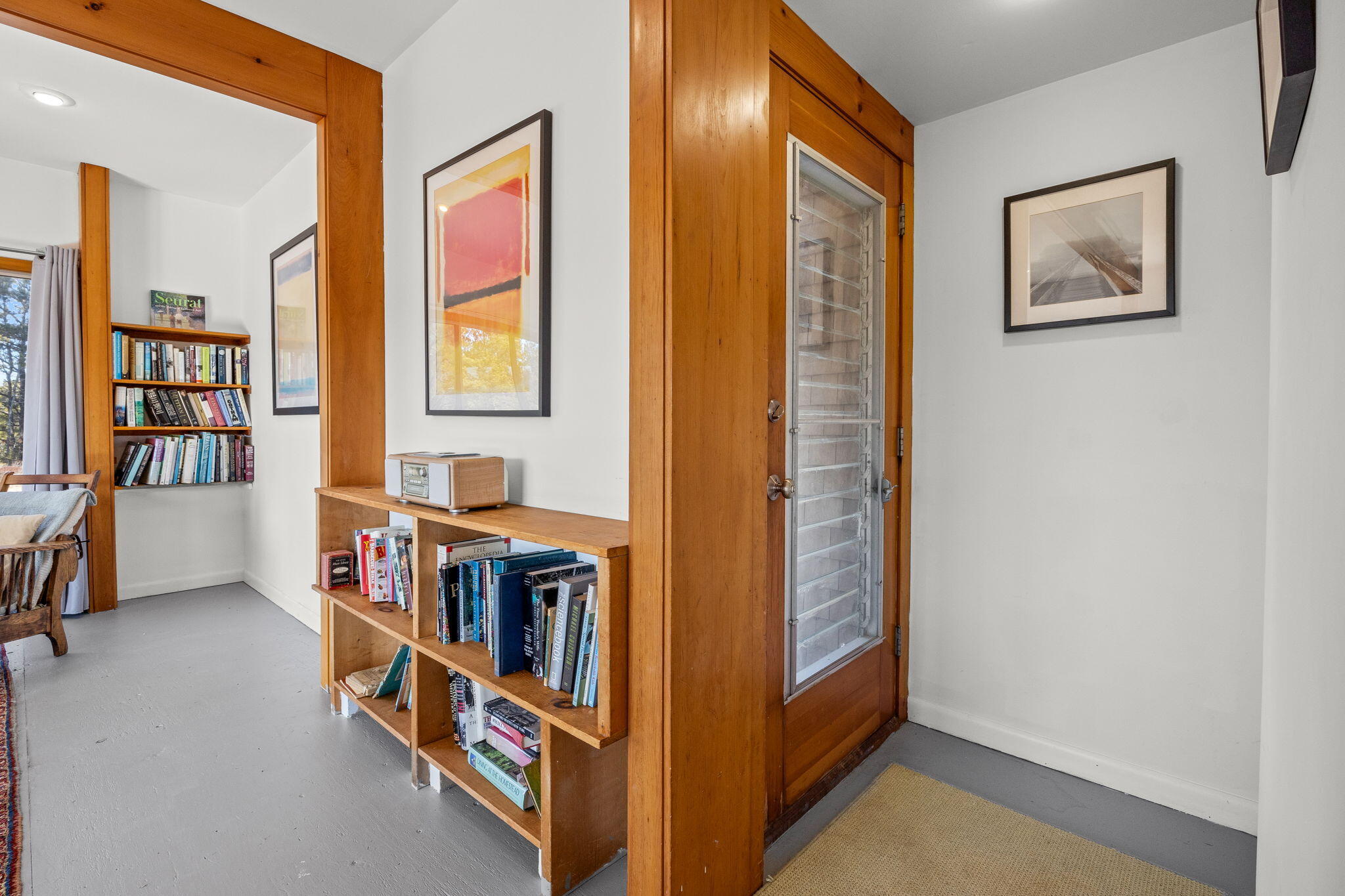 2 Cobb Road Truro, MA 02666 - Photo 6 of 38 a view of an entryway with workspace