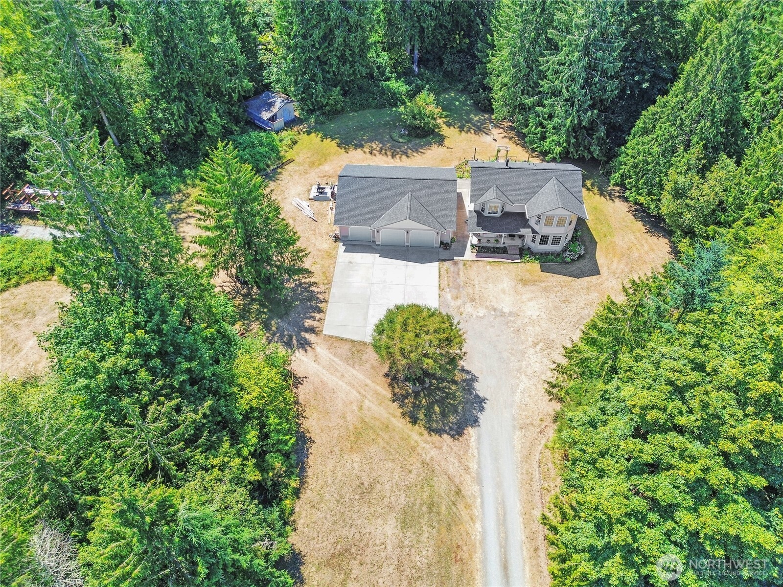 27210 145th Street East Buckley, WA 98321 - Photo 31 of 31 an aerial view of a house with a yard