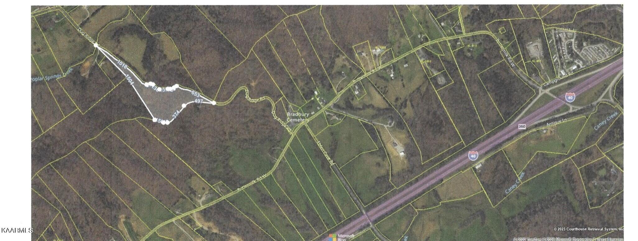 Dug Ridge Road Kingston, TN 37763 - Photo 2 of 2 Dug Ridge map