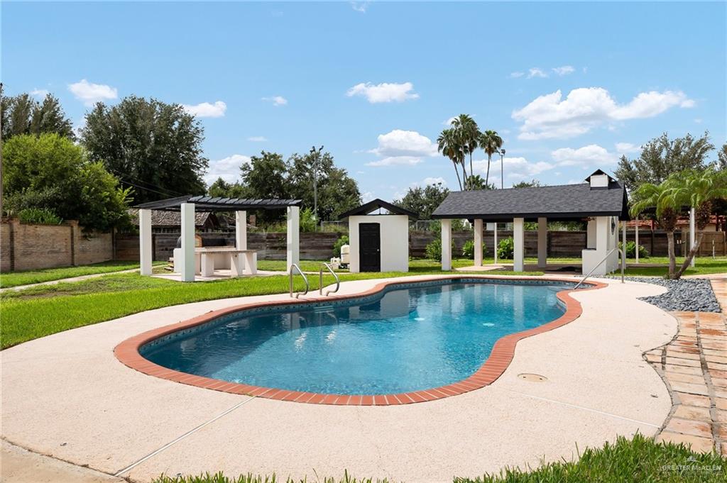 5344 East Mile 4 Road Mission, TX 78573 - Photo 20 of 22 a view of swimming pool with outdoor seating
