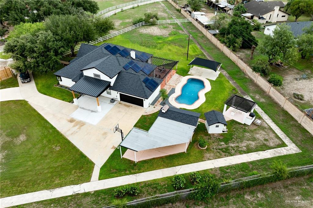 5344 East Mile 4 Road Mission, TX 78573 - Photo 3 of 22 an aerial view of a house