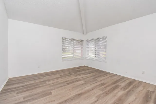 wooden floor in an empty room
