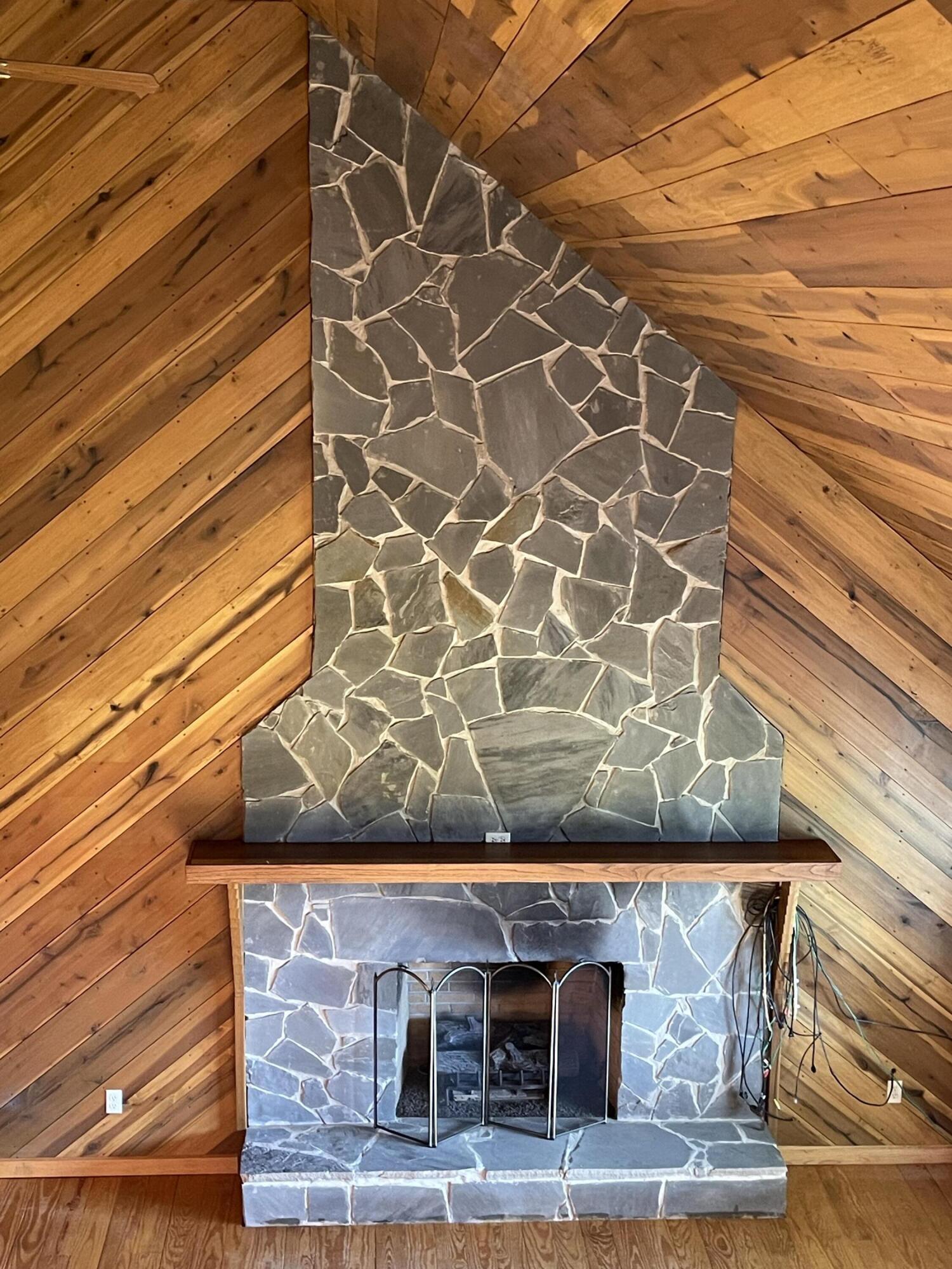 2284 Dry Valley Road Northeast Charleston, TN 37310 - Photo 7 of 64 Stone Fireplace