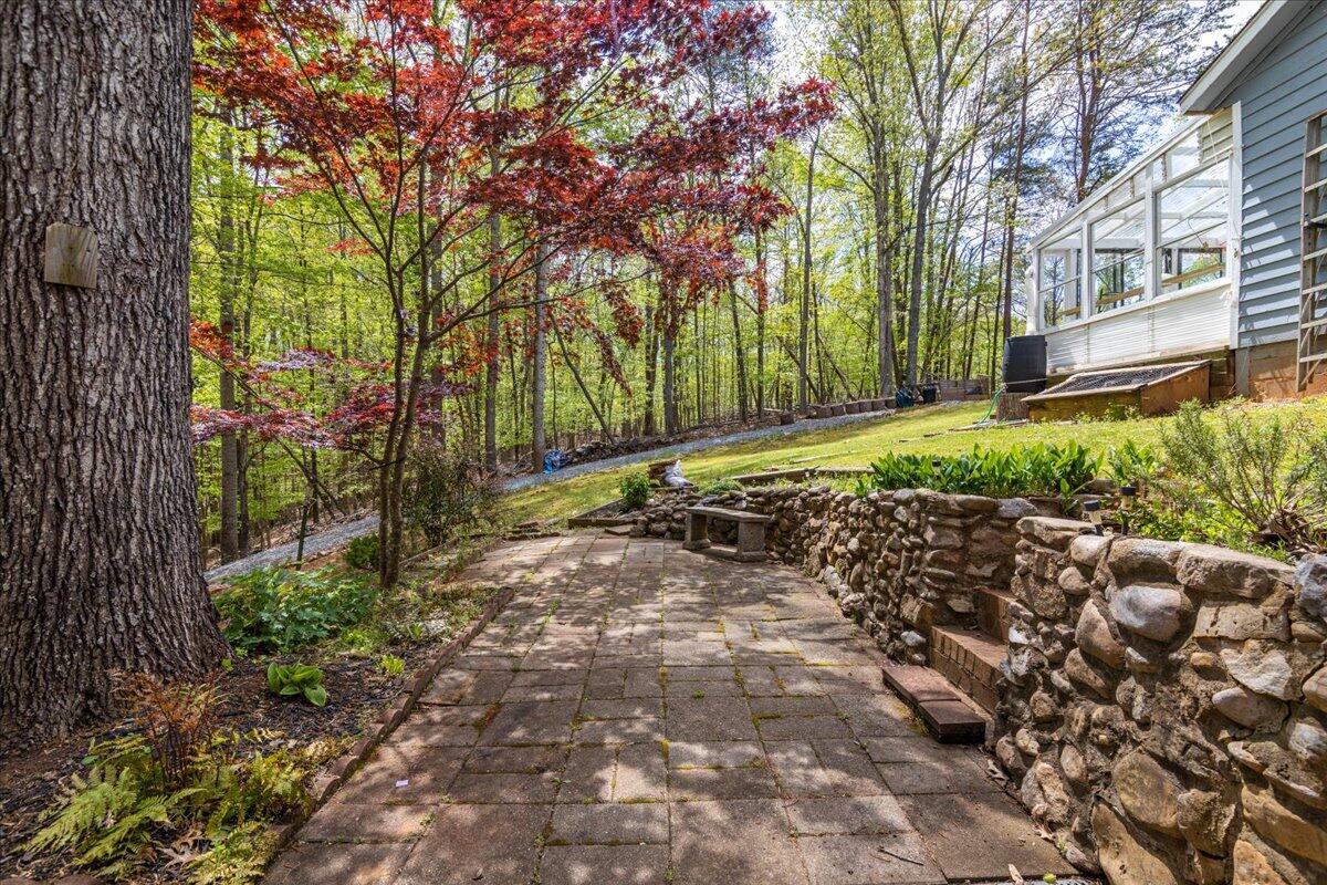 264 Pine Knob Circle Moneta, VA 24121 - Photo 44 of 67 a view of a pathway with a yard