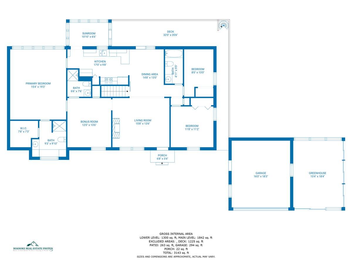 264 Pine Knob Circle Moneta, VA 24121 - Photo 66 of 67 a picture of a room with a floor plan