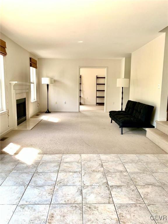 235 Valley View Road Hellertown, PA 18055 - Photo 23 of 41 a view of a livingroom with furniture and a fireplace