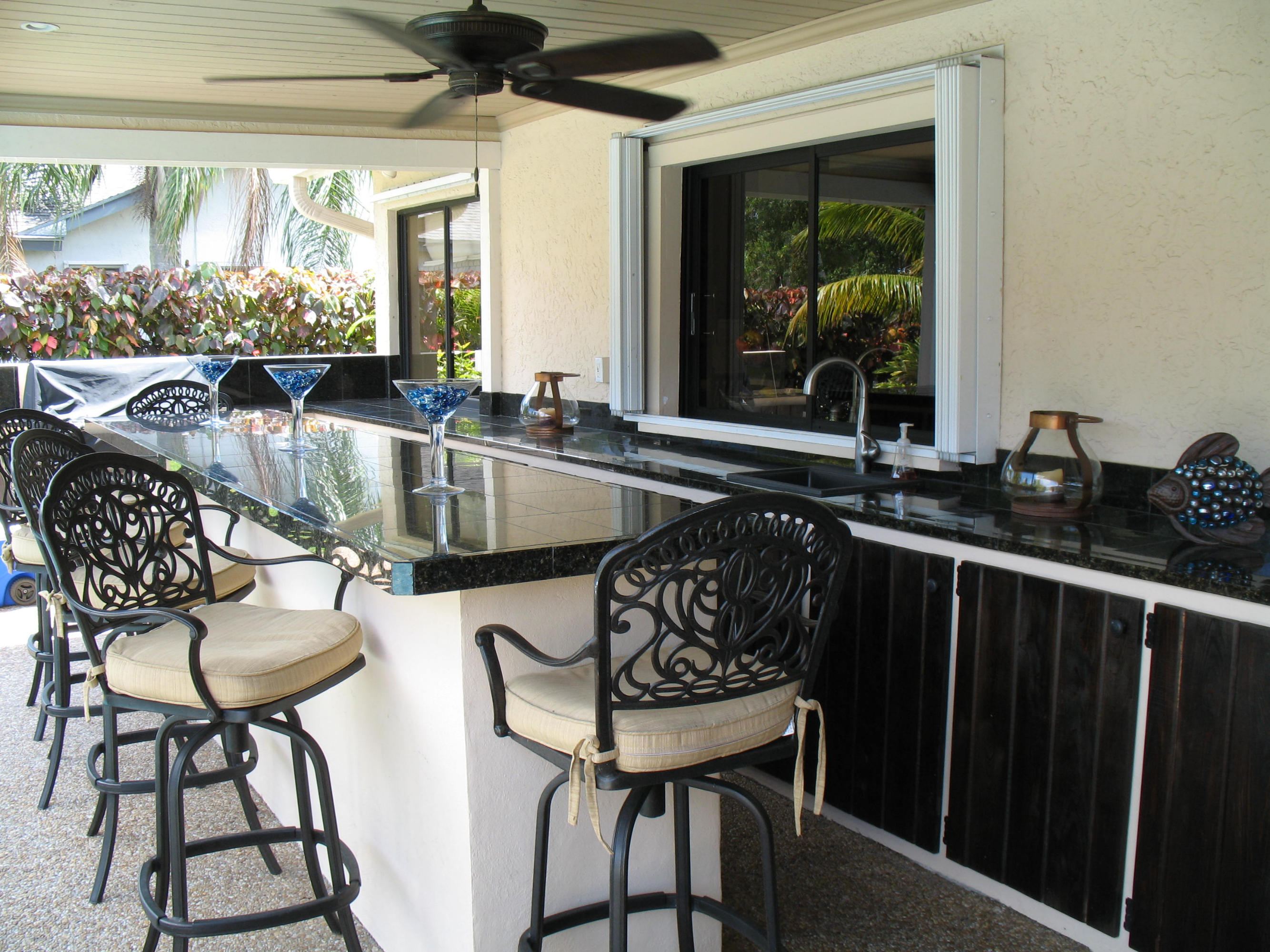 10297 185th Street South Boca Raton, FL 33498 - Photo 30 of 34 SUMMER KITCHEN W GRANITE COUNTERS
