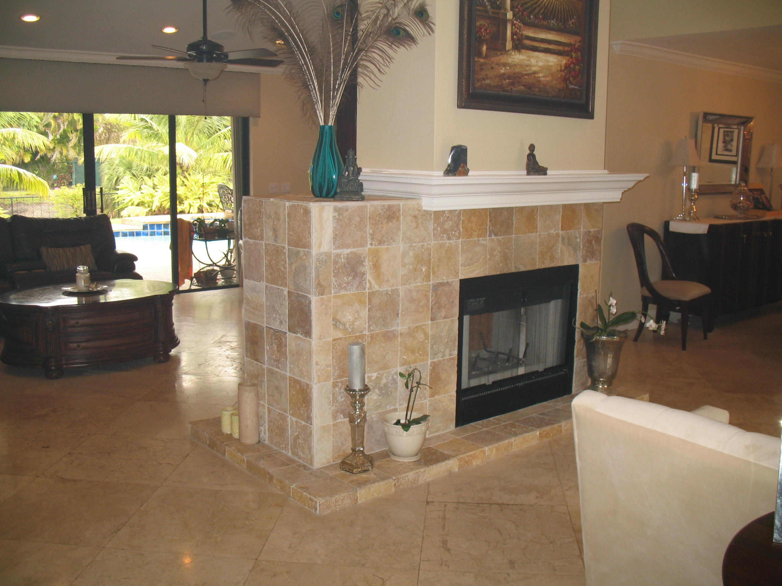 10297 185th Street South Boca Raton, FL 33498 - Photo 3 of 34 WORKING FIREPLACE