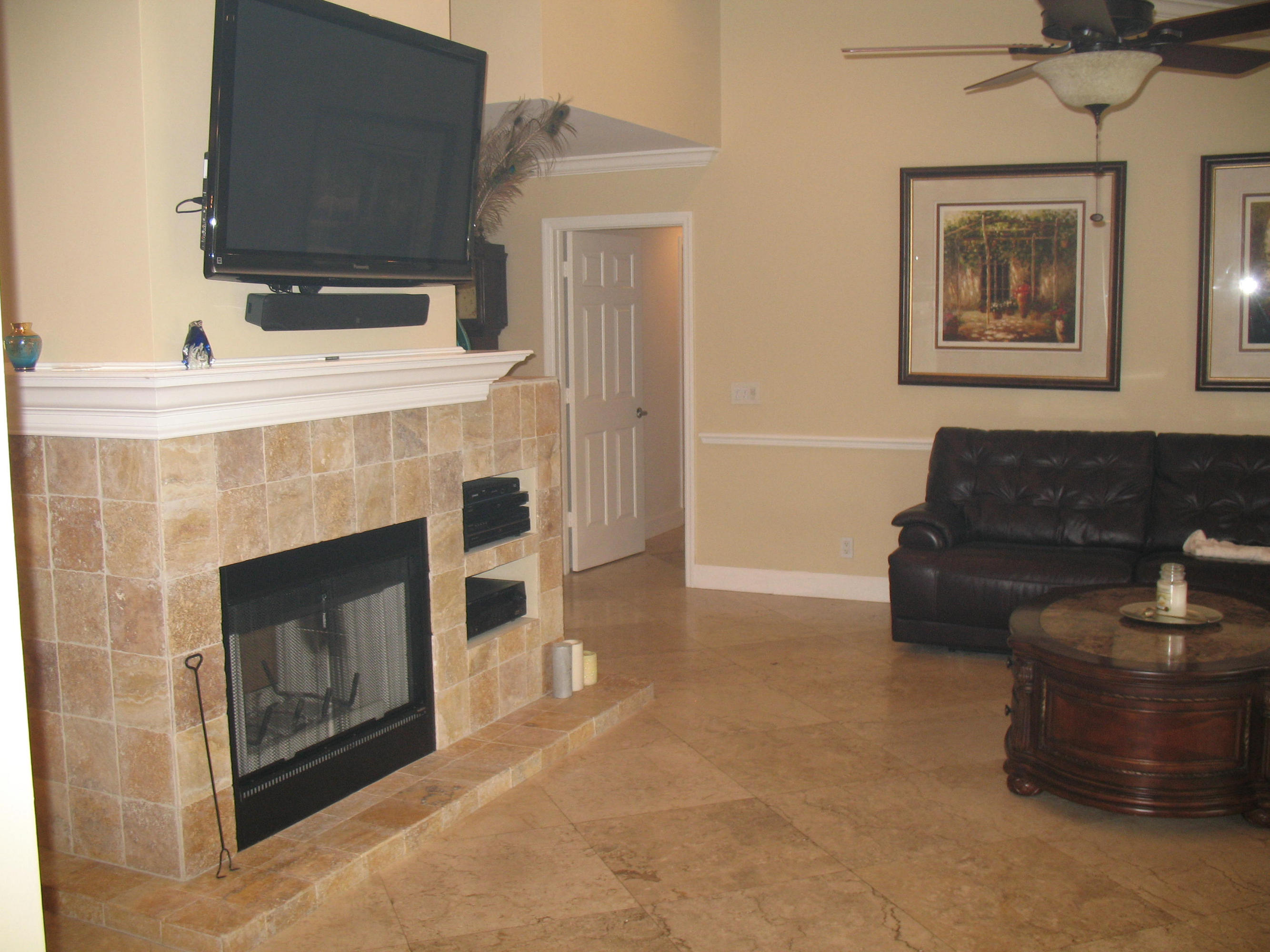10297 185th Street South Boca Raton, FL 33498 - Photo 5 of 34 FAMILY ROOM W WORKING FIRPLACE
