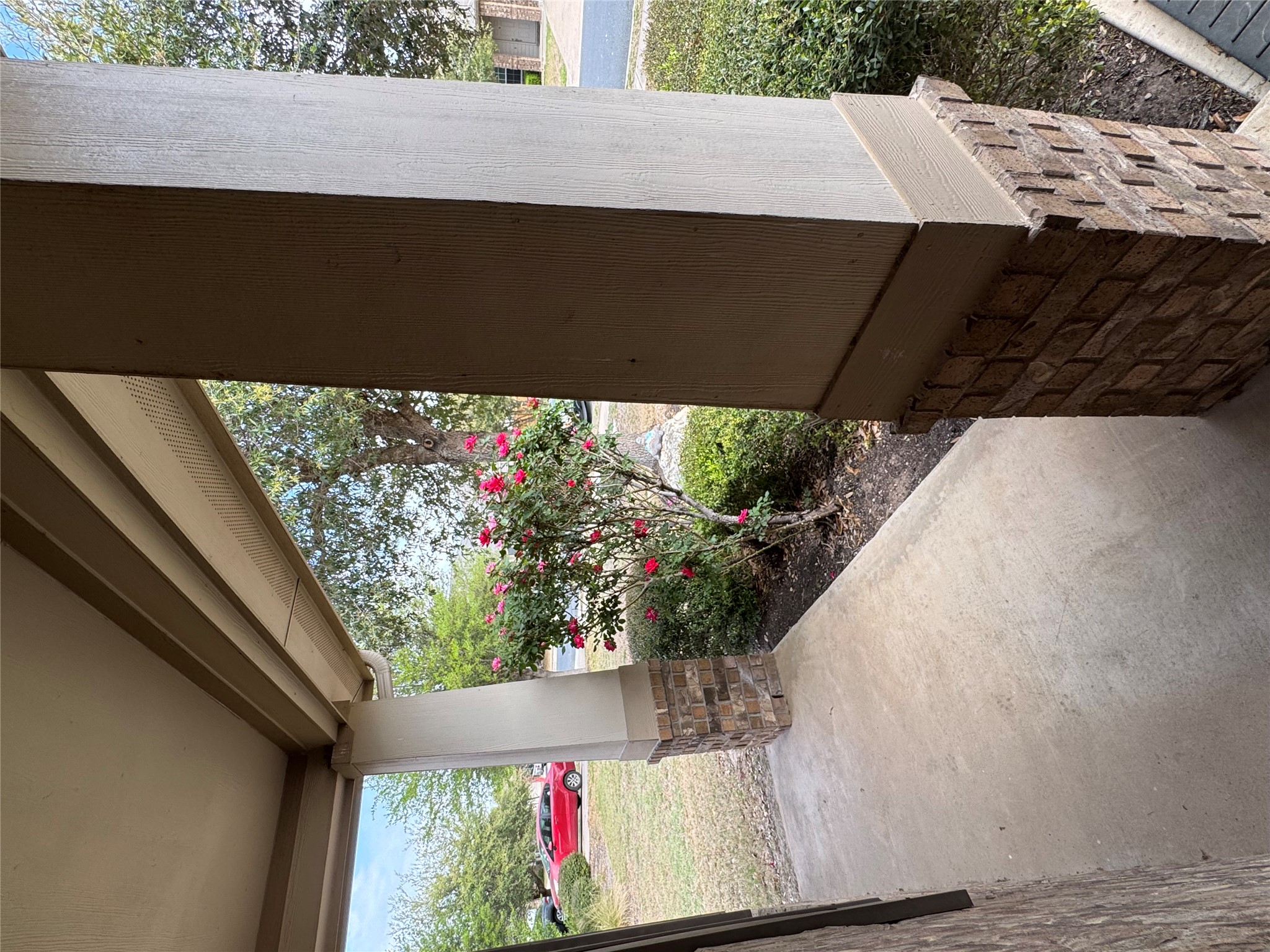 112 Eagle Owl Loop Leander, TX 78641 - Photo 3 of 17 Covered porch has a view of Eagle Owl Loop. Porch can accomodate multiple chairs or a bench and side table.