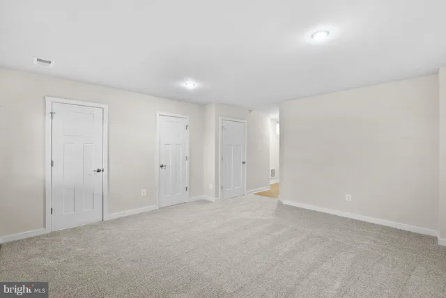 a view of empty room