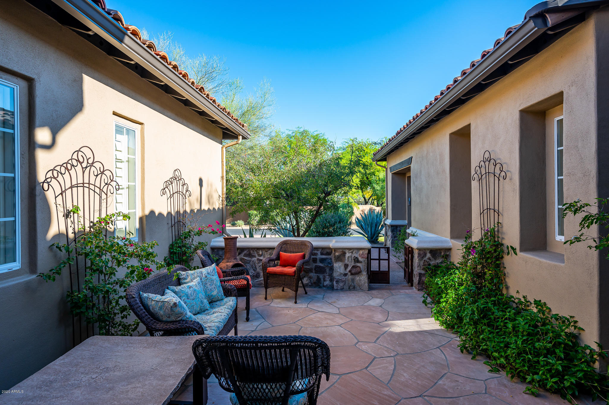 9152 East Mountain Spring Road Scottsdale, AZ 85255 - Photo 54 of 57 Front Entry Courtyard