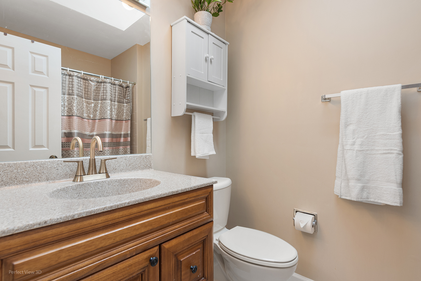 -n120 Windermere Road, Unit 2008 Winfield, IL 60190 - Photo 19 of 23 a bathroom with a granite countertop toilet sink and mirror