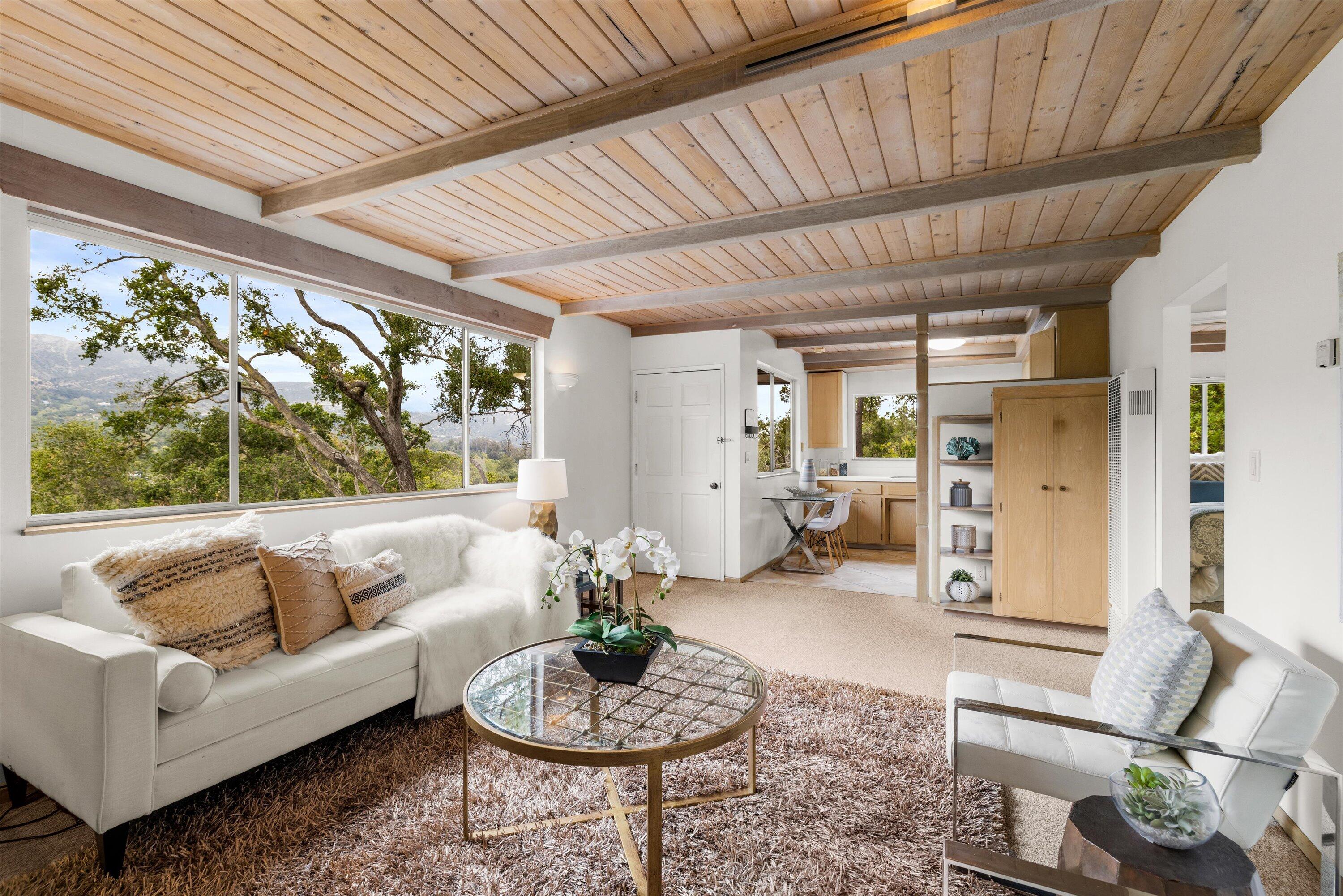 870 Arcady Road Montecito, CA 93108 - Photo 23 of 32 a living room with furniture and a large window