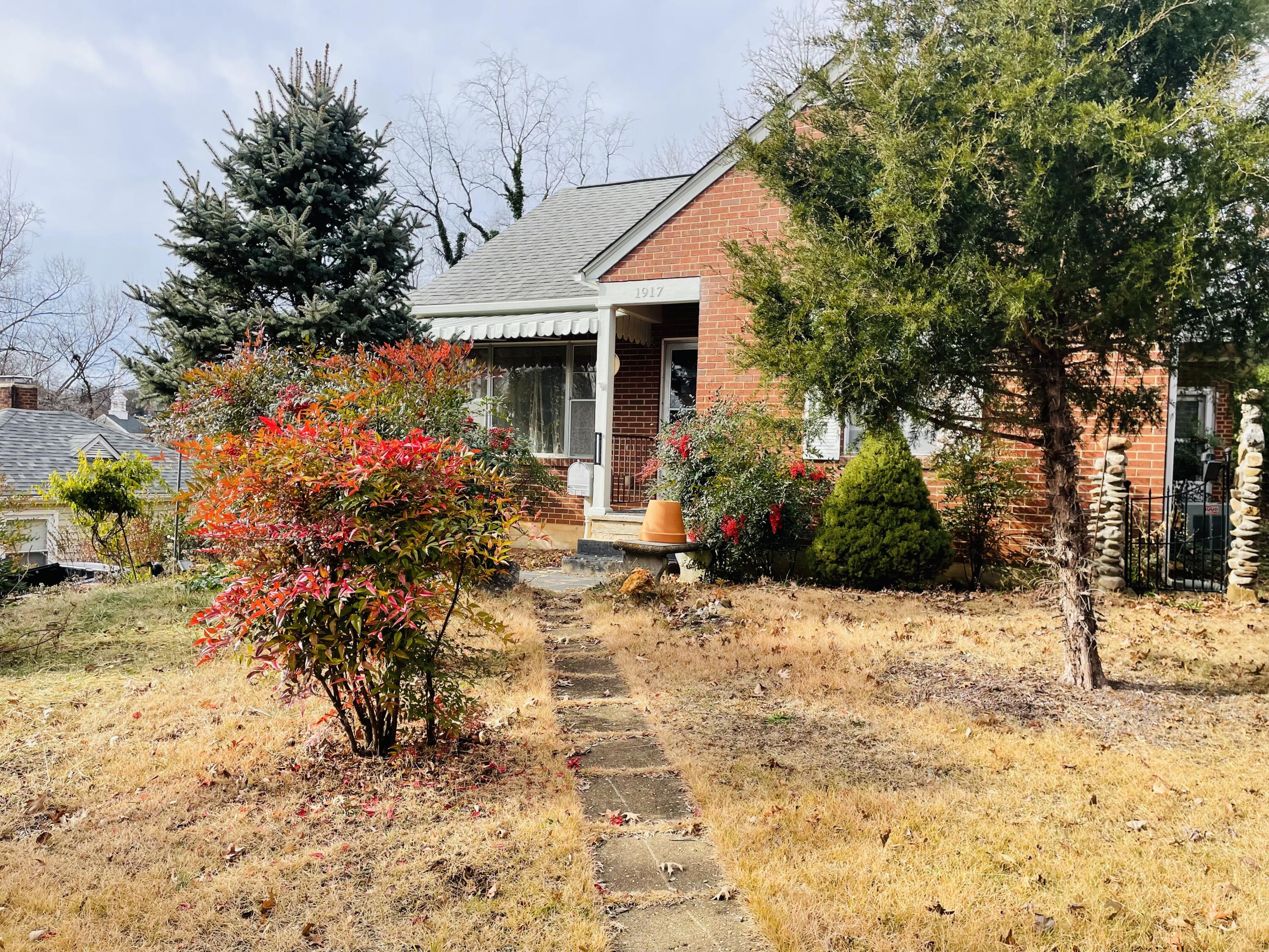 1917 Langdon Road Southwest Roanoke, VA 24015 - Photo 1 of 54 a front view of a house with a yard covered with snow