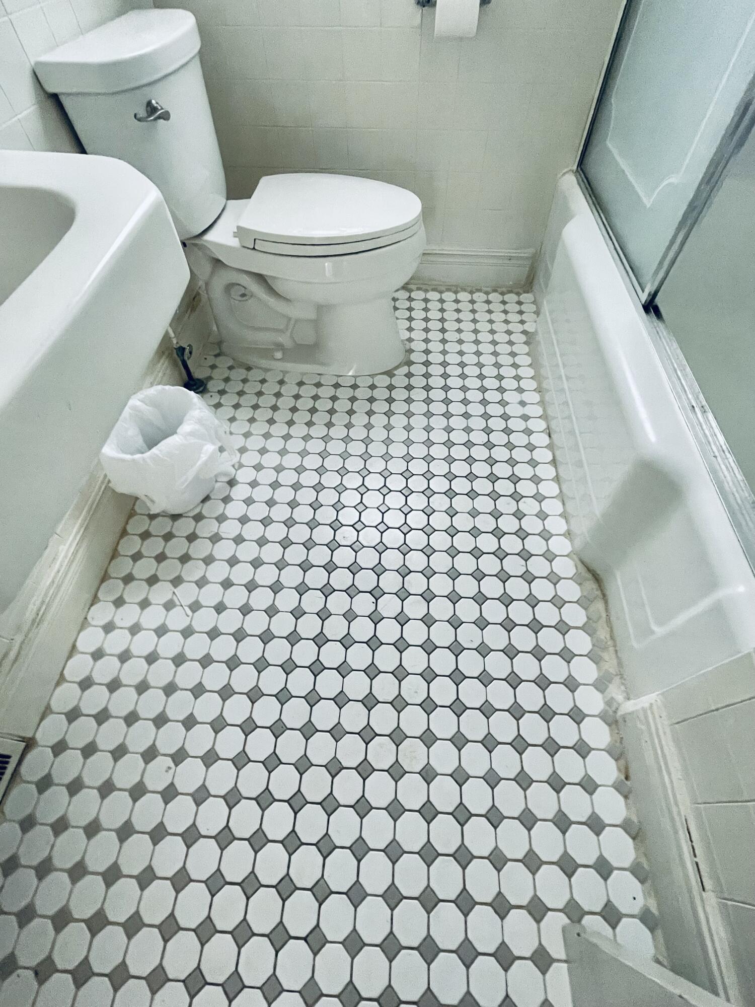 1917 Langdon Road Southwest Roanoke, VA 24015 - Photo 20 of 54 a bathroom with a toilet and a shower