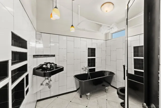 a room with furniture and gym equipment