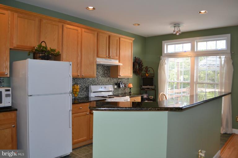 6650 Debra Lu Way Springfield, VA 22150 - Photo 21 of 25 a kitchen with refrigerator a stove a sink and a window