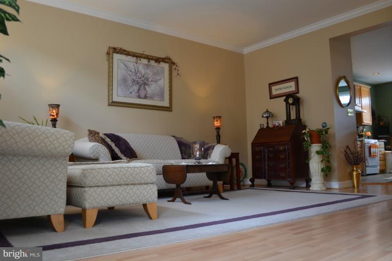 6650 Debra Lu Way Springfield, VA 22150 - Photo 6 of 25 a living room with furniture a lamp and wooden floor