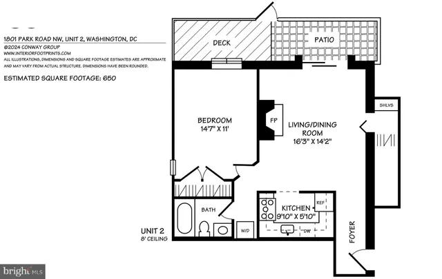 $429,000 | 1801 Park Road Northwest, Unit 2, Washington, DC 20010