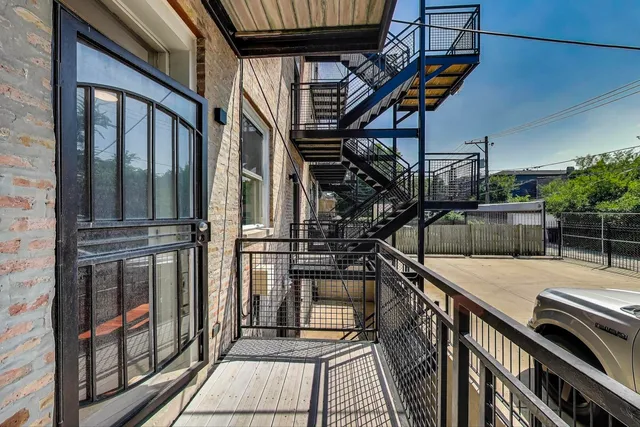 a view of balcony and deck