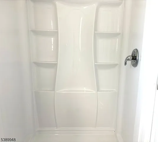 a close view of a closet