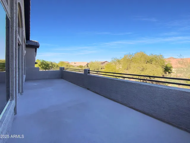 a view of an outdoor space and mountain view
