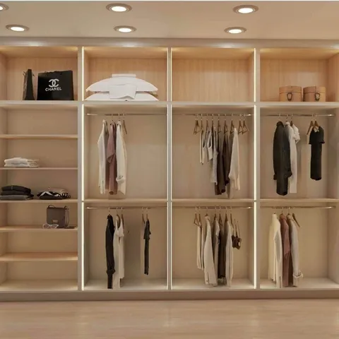 view of walk in closet with clothes and shoes