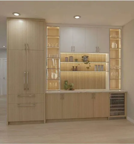 an open kitchen with granite countertop a stove and a sink