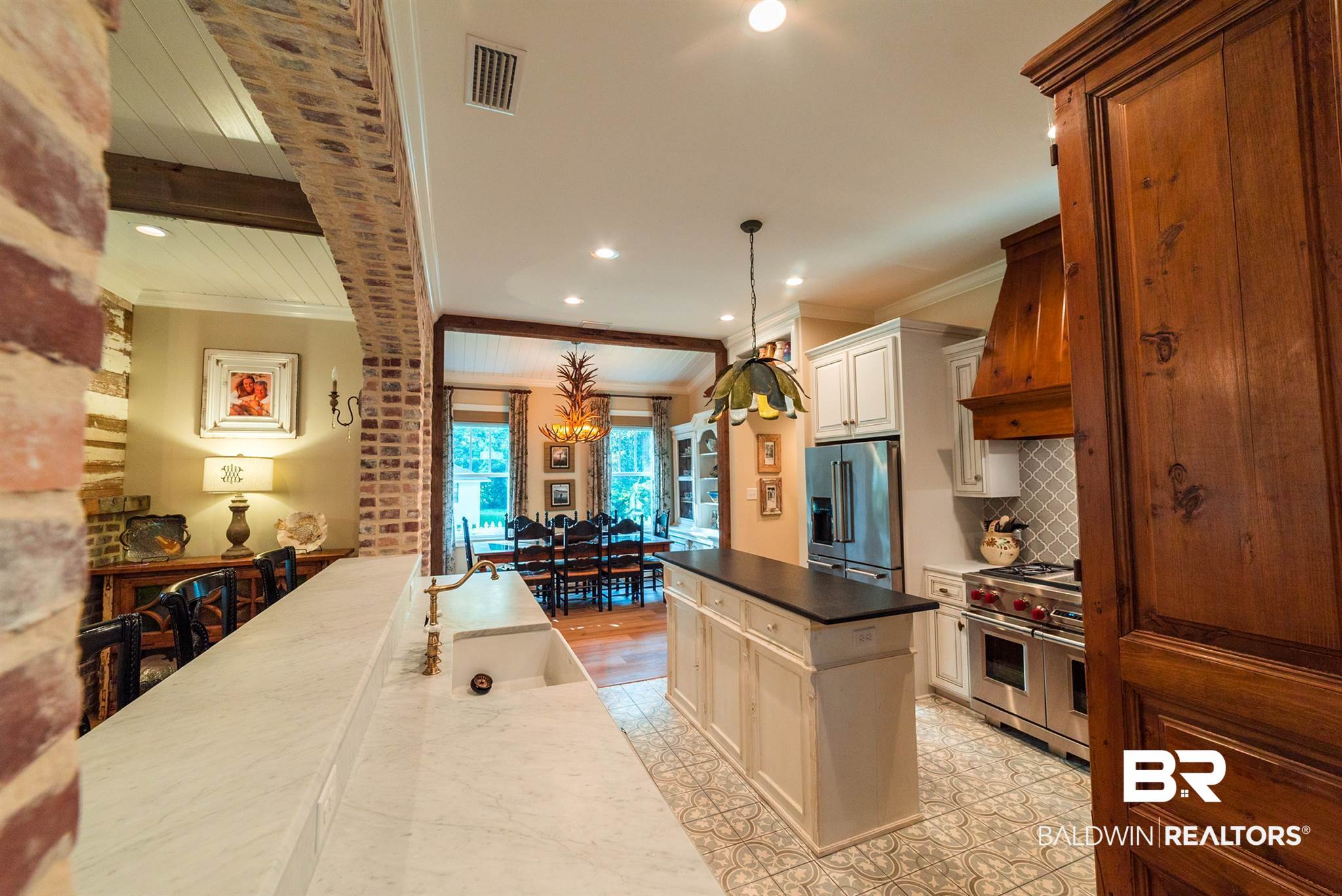 101 Orange Avenue Fairhope, AL 36532 - Photo 16 of 36 View from kitchen to dini
