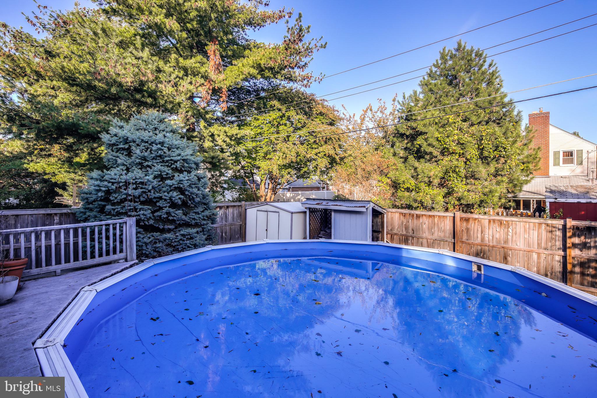 3013 Dunbrin Road Baltimore, MD 21222 - Photo 39 of 40 Backyard pool oasis (Fall 2019)
