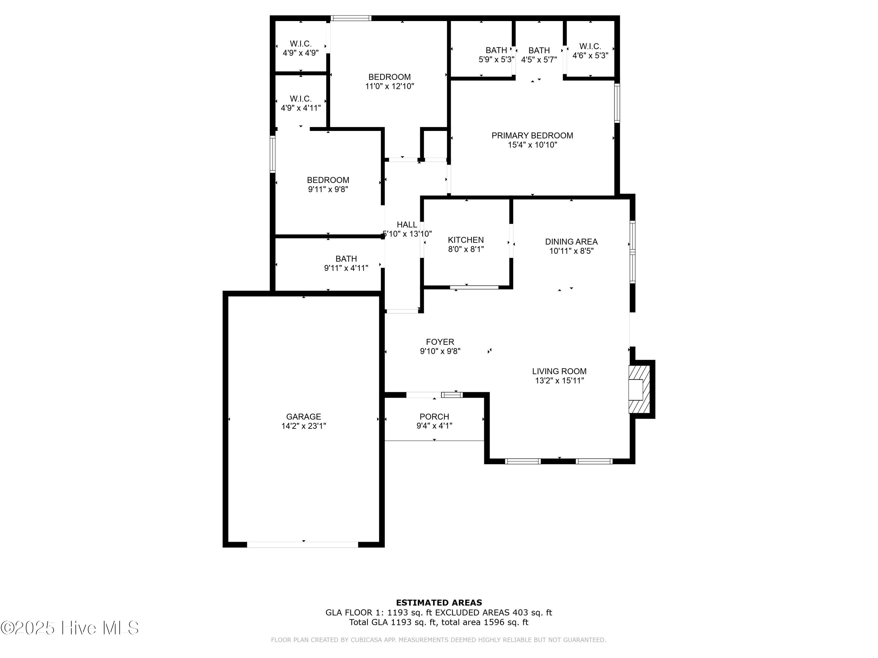 2068 Tingen Road Broadway, NC 27505 - Photo 18 of 18 2D Floor Plan for 2068 Tingen Road Suite