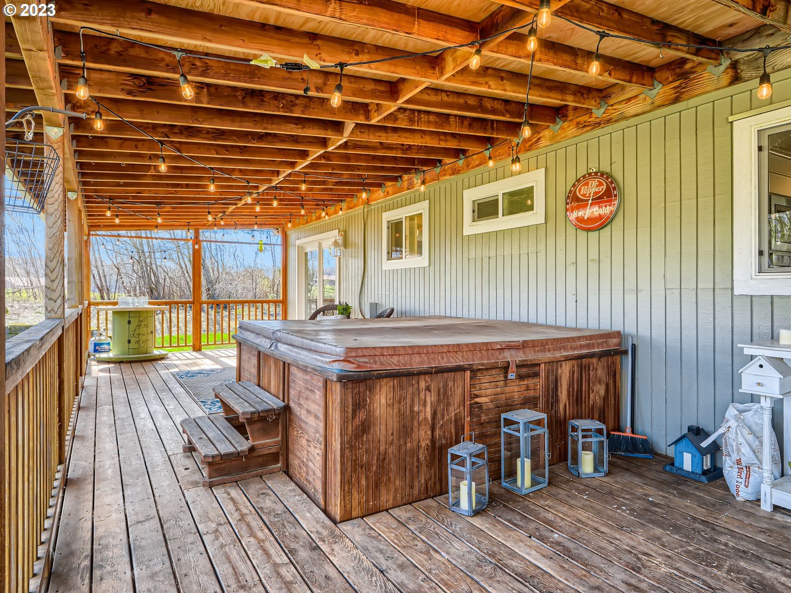 1830 Southeast Christensen Road Corbett, OR 97019 - Photo 19 of 28 a view of a roof deck