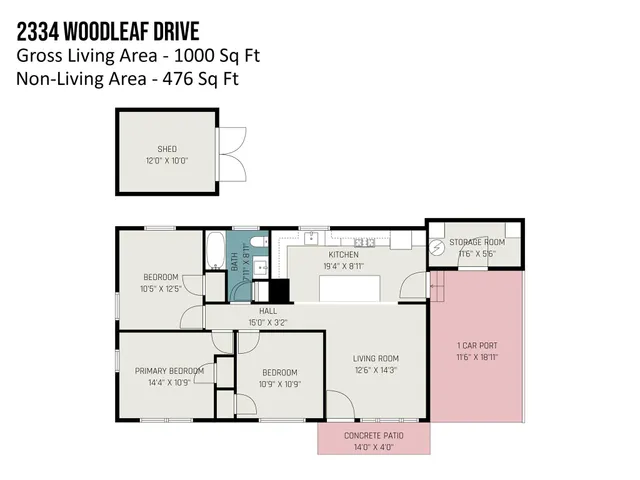 $239,900 | 2334 Woodleaf Drive, Gastonia, NC 28052