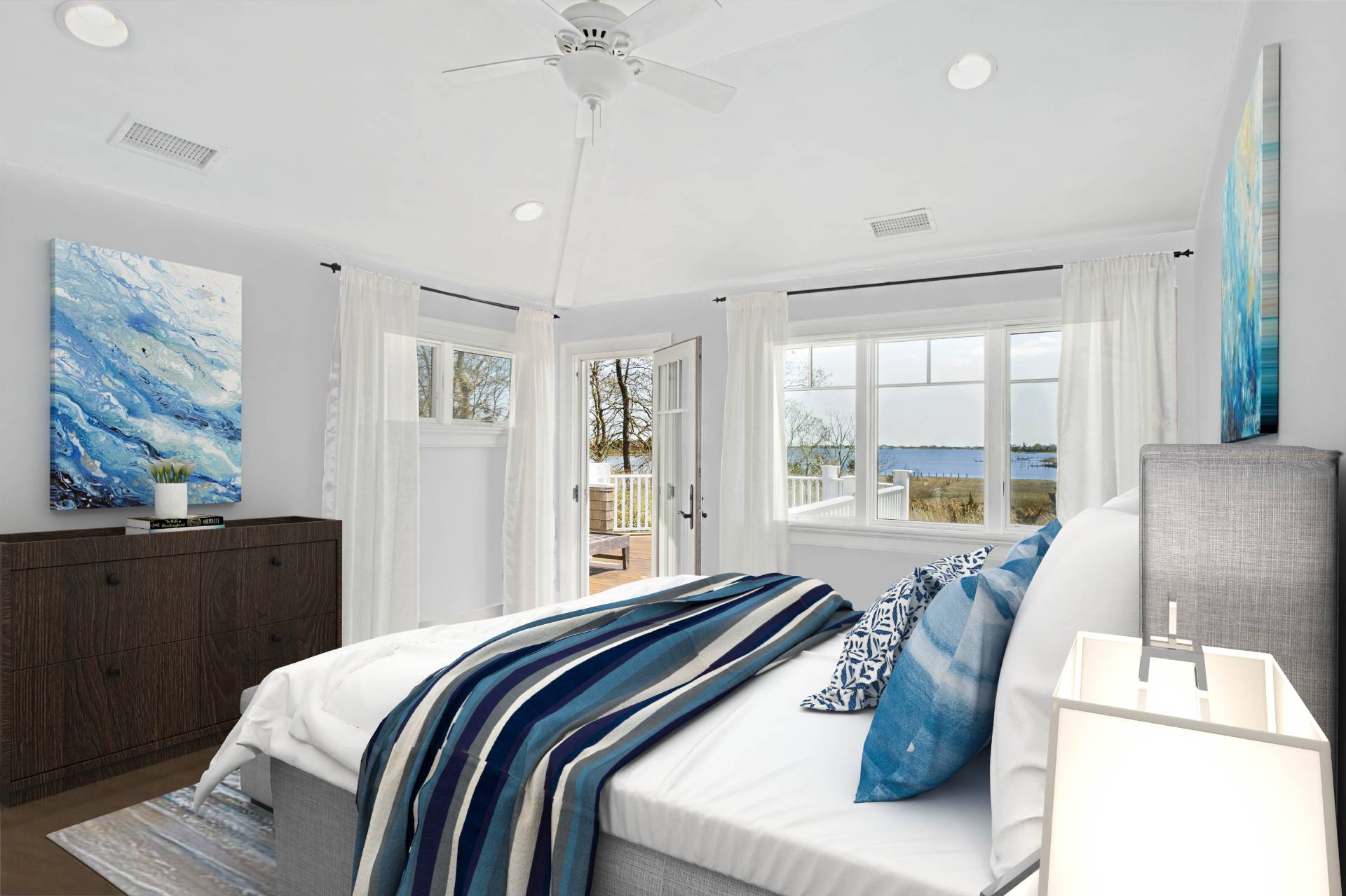 Undisclosed Address Westhampton Beach, NY 11978 - Photo 16 of 16 a bed room with a bed and a window