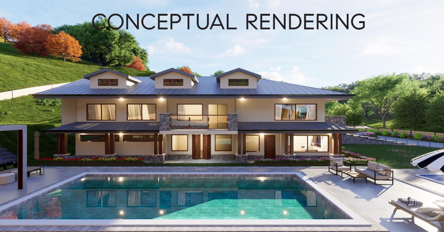 13398 Pierce Road Saratoga, CA 95070 - Photo 18 of 19 a view of a white house with a yard next to a road