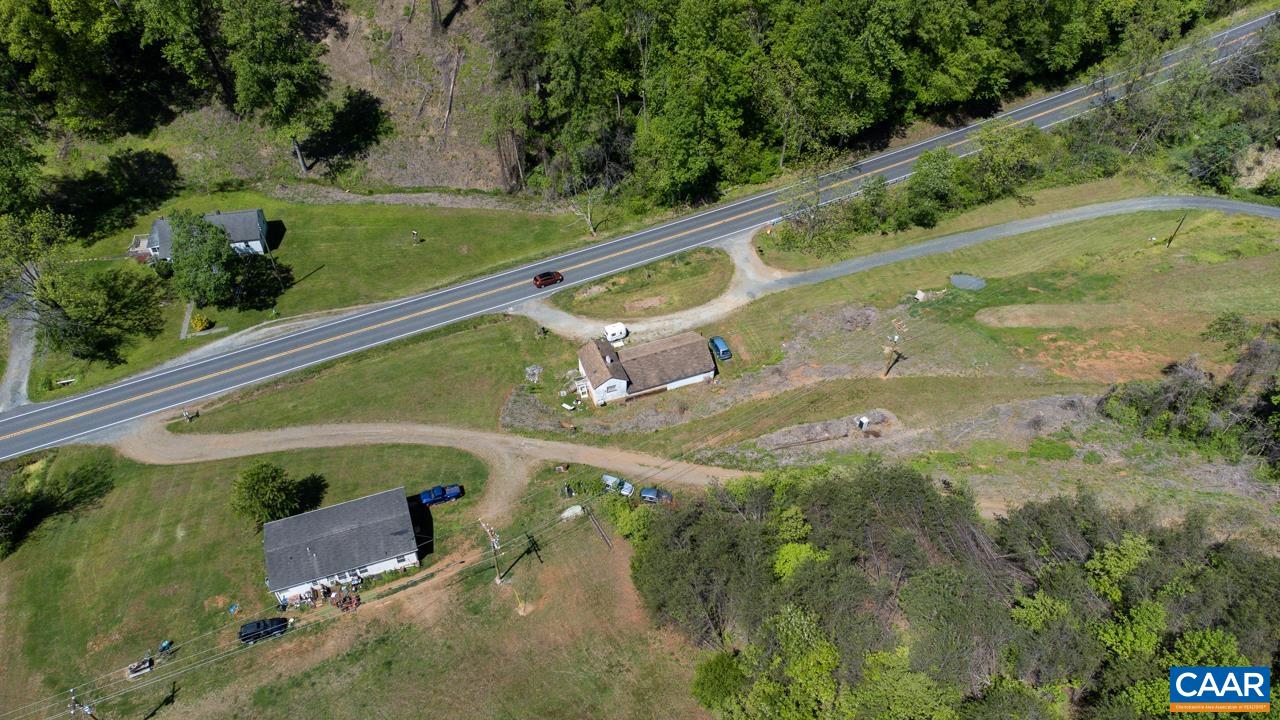 1890 River Road Faber, VA 22938 - Photo 14 of 17 an aerial view of a house with a yard