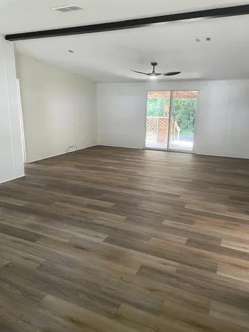 wooden floor in an empty room