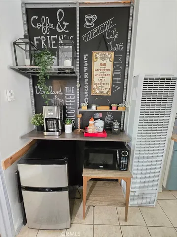 a room with fireplace and baby