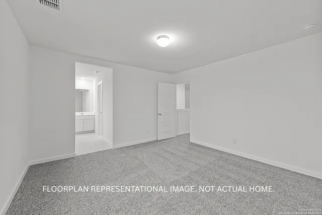 a view of empty room