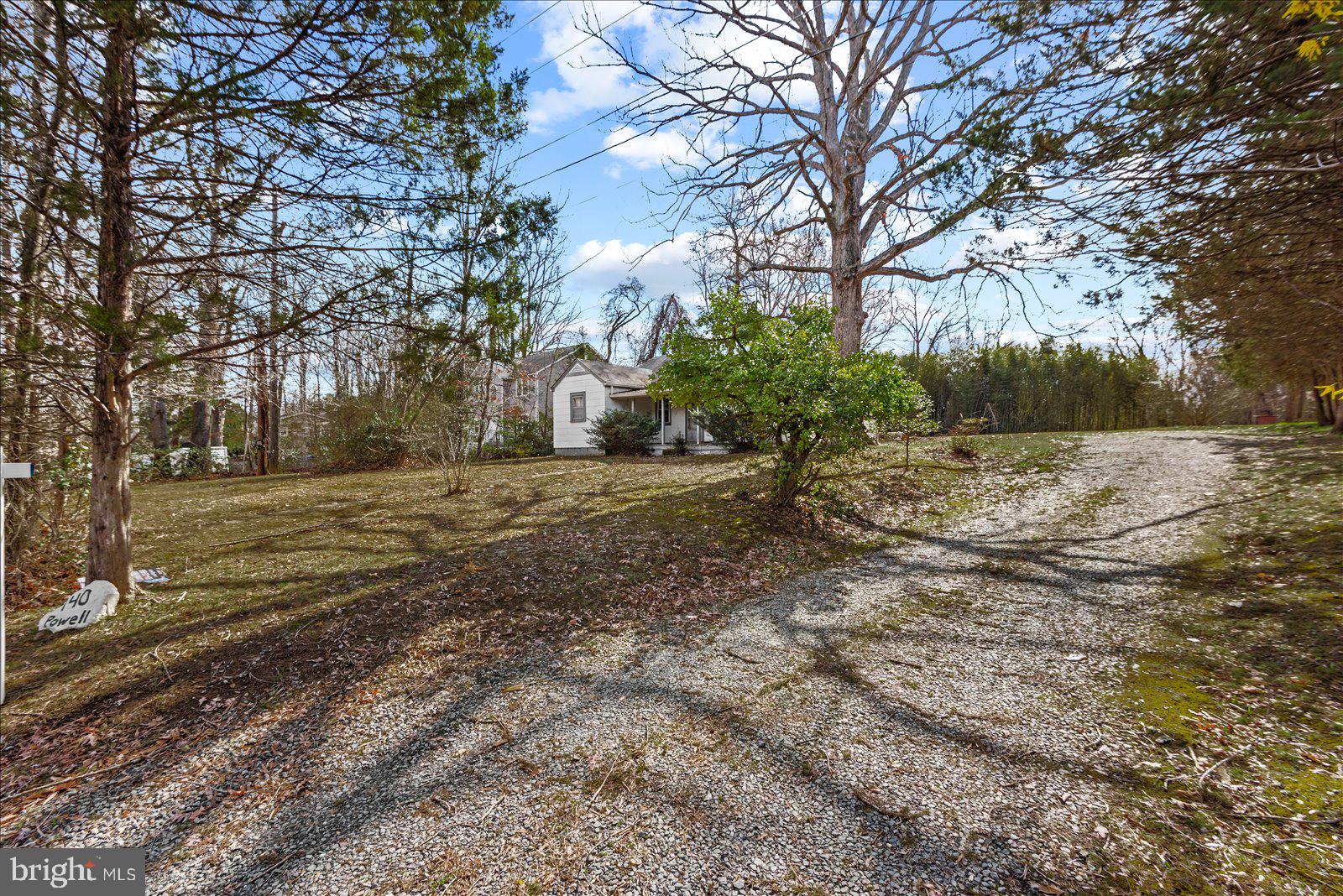 140 Barrett Heights Road Stafford, VA 22554 - Photo 27 of 39 a view of dirt yard with large trees