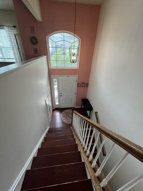 2212 Rising Hill Road Whitehall, PA 18052 - Photo 17 of 21 Natural light streams into the inviting entrance foyer and brightens the hardwood stairs.