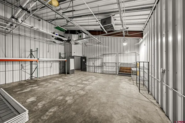 a view of storage and utility room