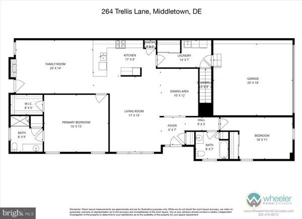 $425,000 | 264 Trellis Lane, Middletown, DE 19709