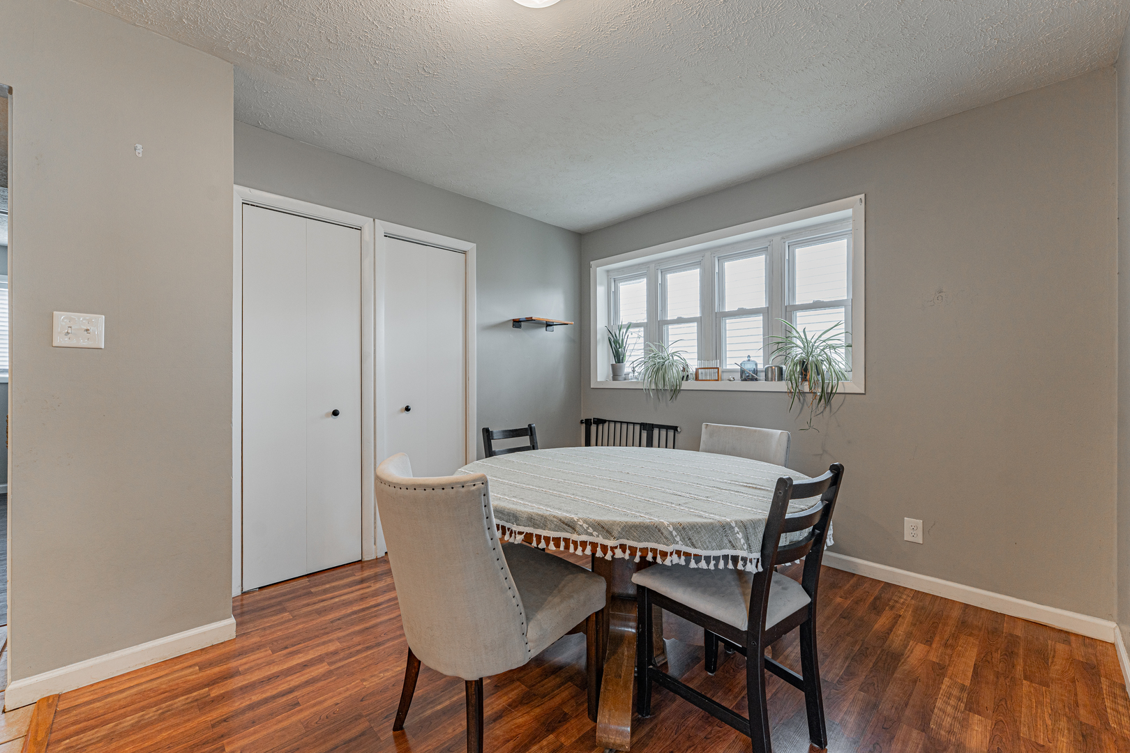 805 South Grove Street Normal, IL 61761 - Photo 9 of 32 a view of a dining room with furniture window and wooden floor