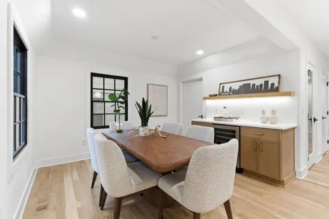 a bed room with a bed and a couch