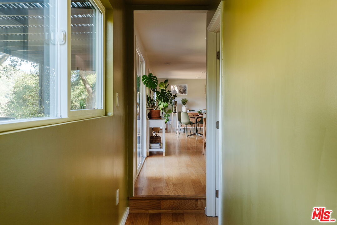 20906 Fontaine Road Topanga, CA 90290 - Photo 26 of 73 a view of a hallway with a living room