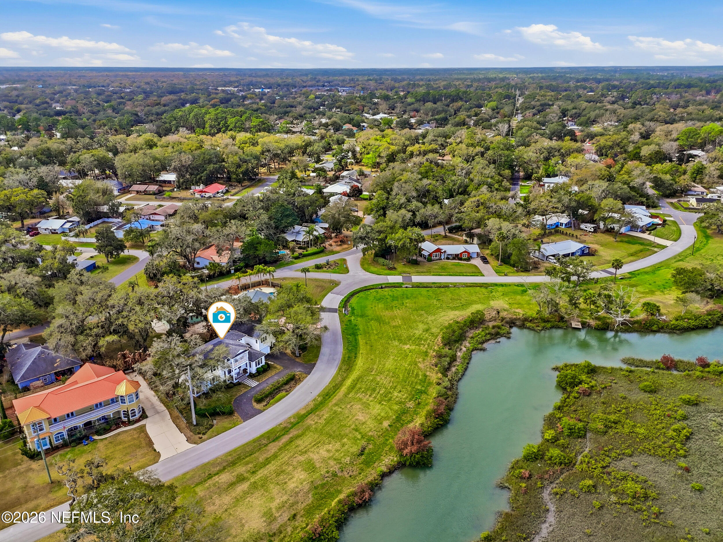 2406 Shore Drive St. Augustine, FL 32086 - Photo 105 of 108 view of a lake with a mountain